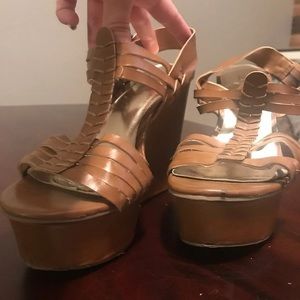 Bakers Leather wedge